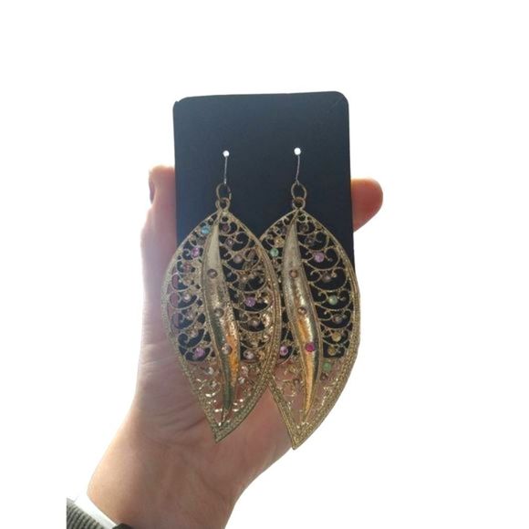 Unknown Jewelry - NEW Fashion Earrings, Rose Gold Feathers